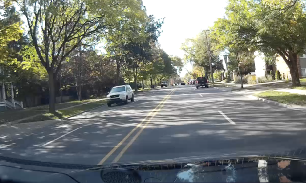 Driver Swerves Into Oncoming Traffic